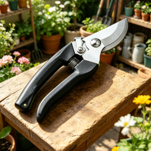 Curved Gardening Scissors Stainless Steel Blade For Flowers And Plants